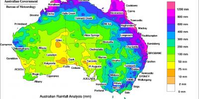 Μελβούρνη βροχή χάρτης