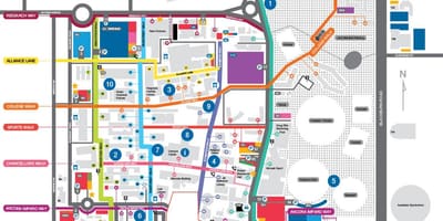Χάρτης από το πανεπιστήμιο Monash