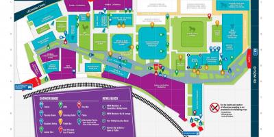 Χάρτης της Melbourne Showgrounds