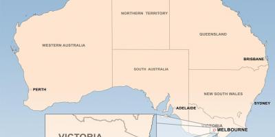 Χάρτης της Μελβούρνης, Αυστραλία