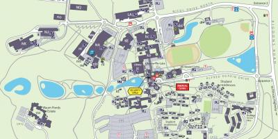 Deakin χάρτη της πανεπιστημιούπολης