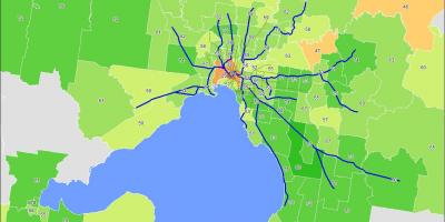 Χάρτης της Μελβούρνης
